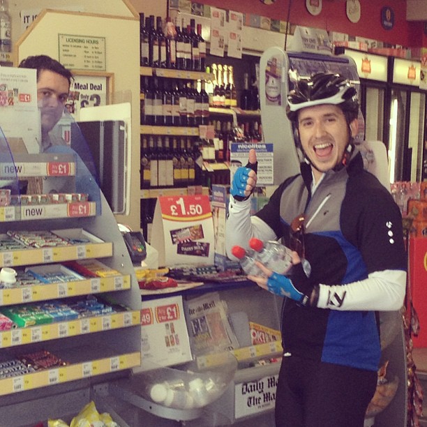  Stu in a shop buying sweets